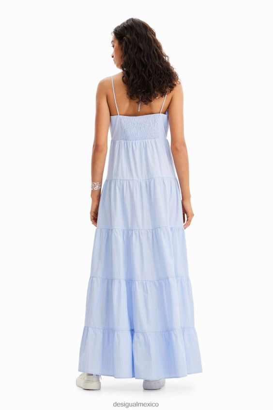Desigual mujer vestido largo a rayas VZ26R0467 ropa