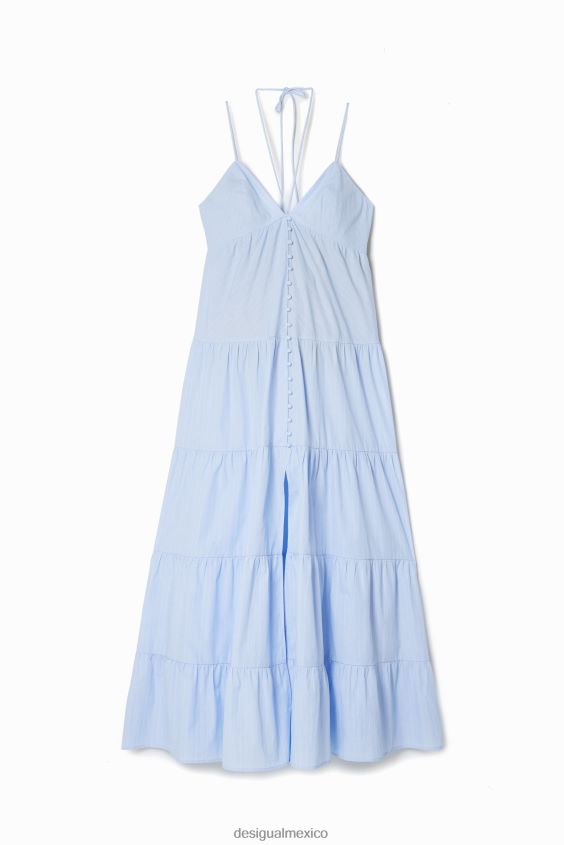 Desigual mujer vestido largo a rayas VZ26R0467 ropa