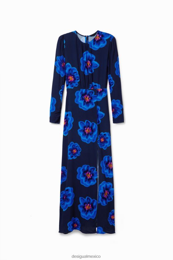 Desigual mujer vestido largo con abertura floral VZ26R0957 ropa