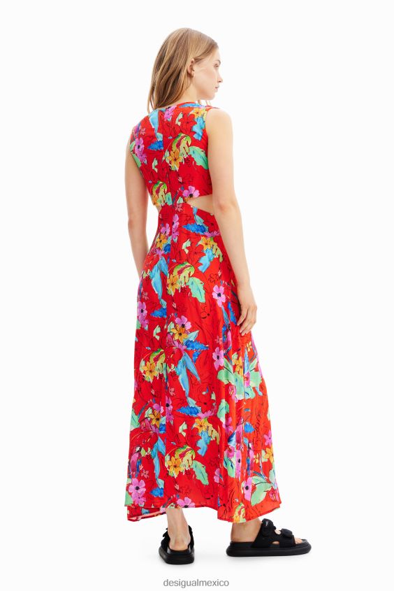 Desigual mujer vestido largo con aberturas VZ26R0710 ropa