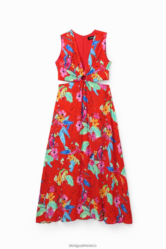 Desigual mujer vestido largo con aberturas VZ26R0710 ropa