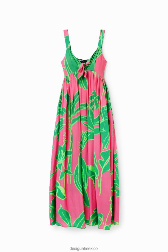 Desigual mujer vestido largo con escote corazón VZ26R0397 ropa
