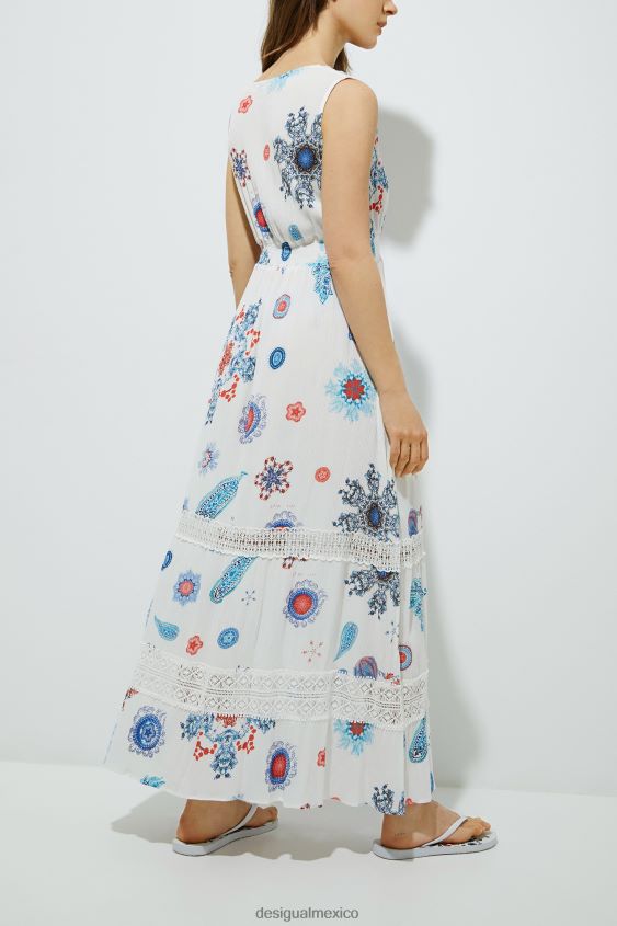Desigual mujer vestido largo sin mangas VZ26R01057 ropa