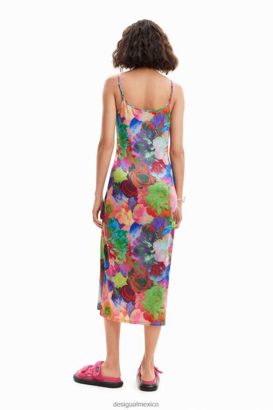 Desigual mujer vestido lencero fino con estampado floral VZ26R0399 ropa
