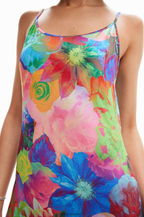 Desigual mujer vestido lencero fino con estampado floral VZ26R0399 ropa