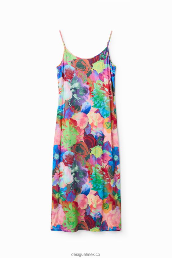 Desigual mujer vestido lencero fino con estampado floral VZ26R0399 ropa