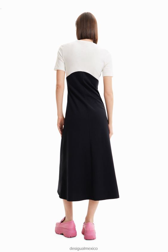 Desigual mujer vestido maitrepierre con efecto corsé VZ26R01019 ropa