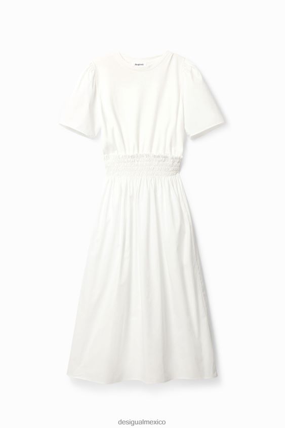 Desigual mujer vestido midi combinado VZ26R0129 ropa