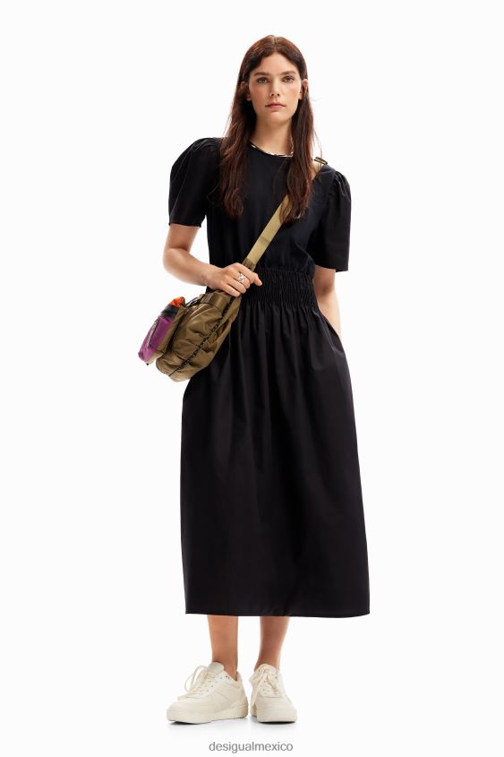 Desigual mujer vestido midi combinado VZ26R0151 ropa