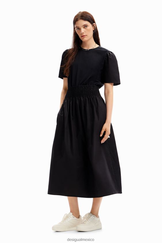 Desigual mujer vestido midi combinado VZ26R0151 ropa