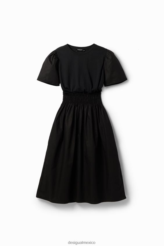 Desigual mujer vestido midi combinado VZ26R0151 ropa