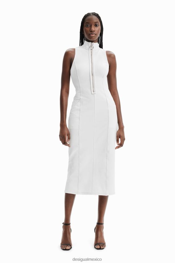 Desigual mujer vestido midi con cremallera nathy peluso VZ26R0887 ropa