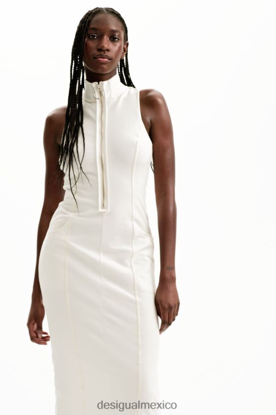 Desigual mujer vestido midi con cremallera nathy peluso VZ26R0887 ropa
