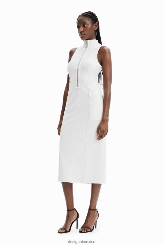 Desigual mujer vestido midi con cremallera nathy peluso VZ26R0887 ropa