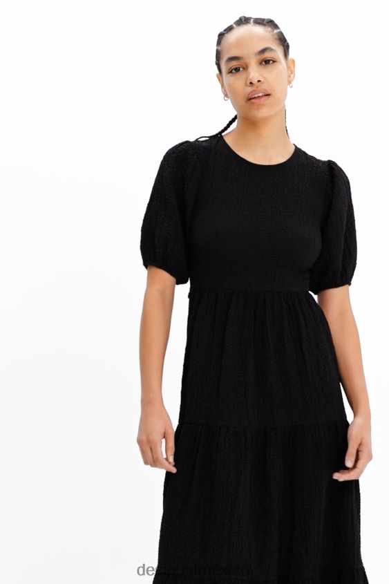 Desigual mujer vestido midi con escote en la espalda VZ26R0814 ropa