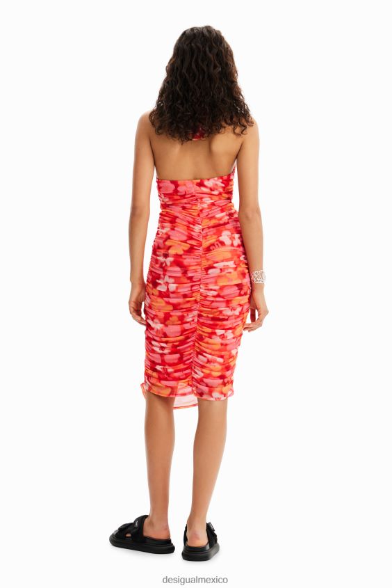 Desigual mujer vestido midi con estampado floral VZ26R0364 ropa