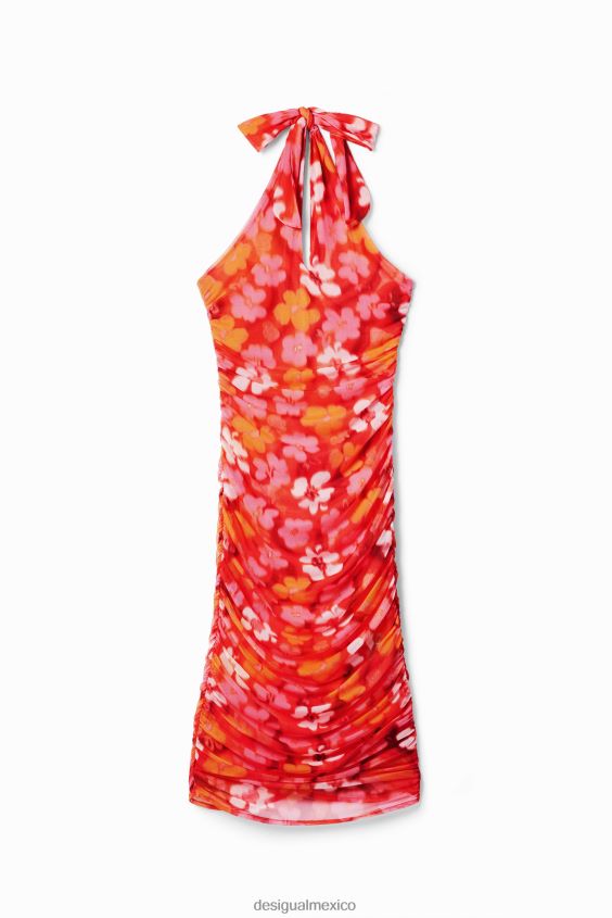 Desigual mujer vestido midi con estampado floral VZ26R0364 ropa