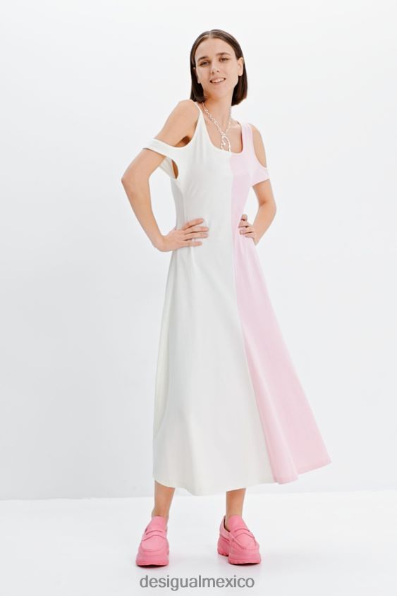 Desigual mujer vestido midi con tirantes maitrepierre VZ26R0886 ropa