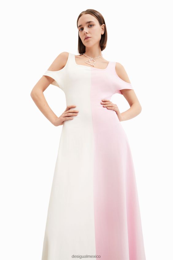 Desigual mujer vestido midi con tirantes maitrepierre VZ26R0886 ropa