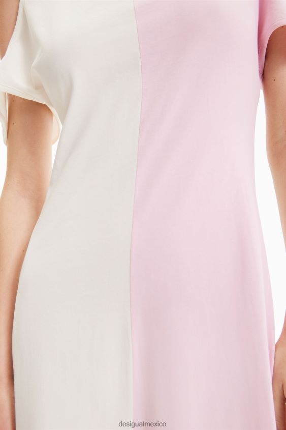 Desigual mujer vestido midi con tirantes maitrepierre VZ26R0886 ropa