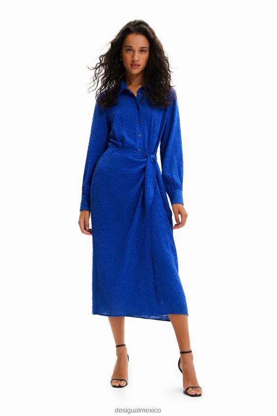 Desigual mujer vestido midi cruzado VZ26R0387 ropa