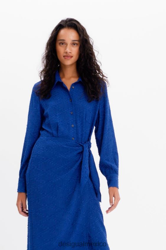 Desigual mujer vestido midi cruzado VZ26R0387 ropa