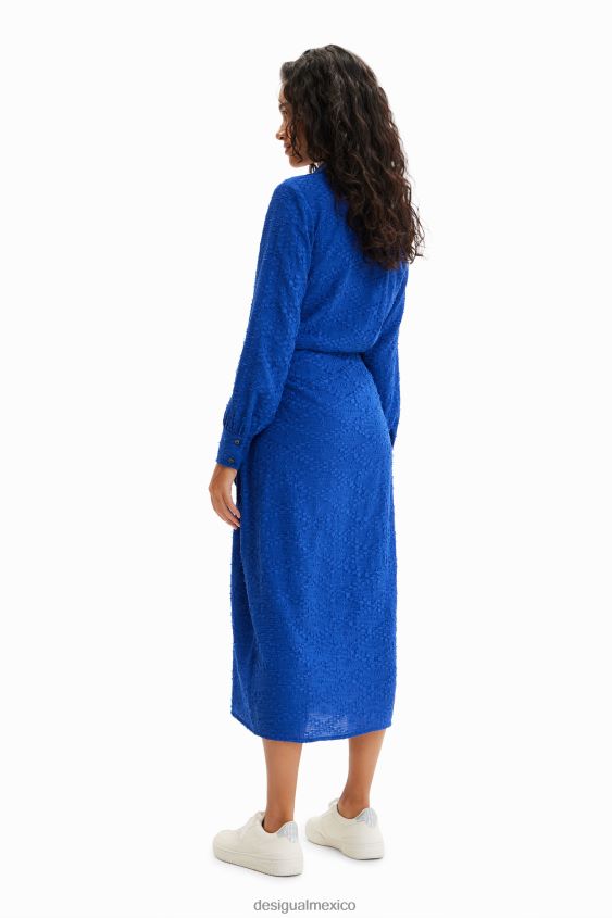 Desigual mujer vestido midi cruzado VZ26R0387 ropa