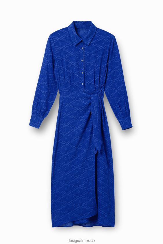 Desigual mujer vestido midi cruzado VZ26R0387 ropa