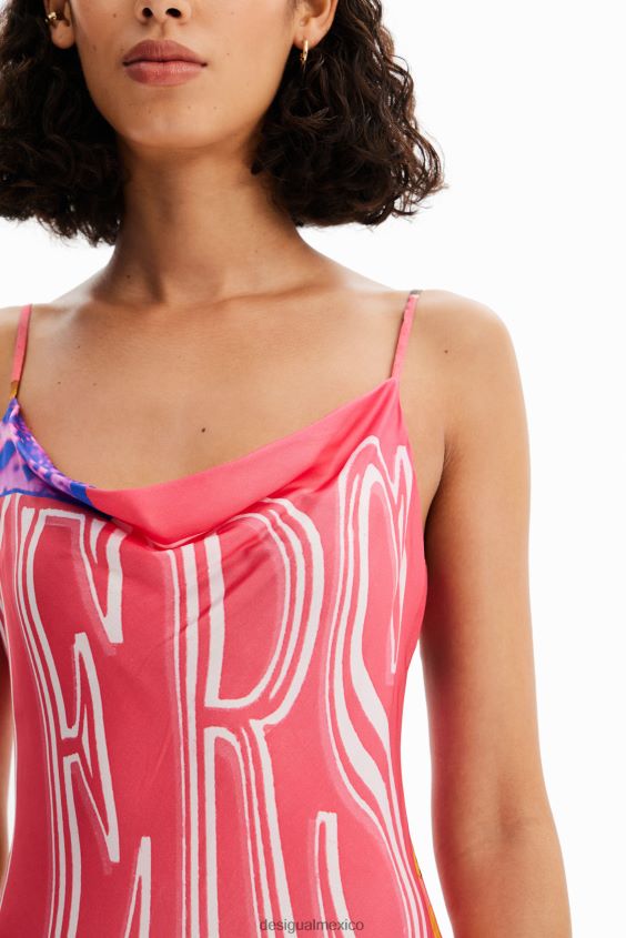 Desigual mujer vestido midi de lencería collage VZ26R054 ropa