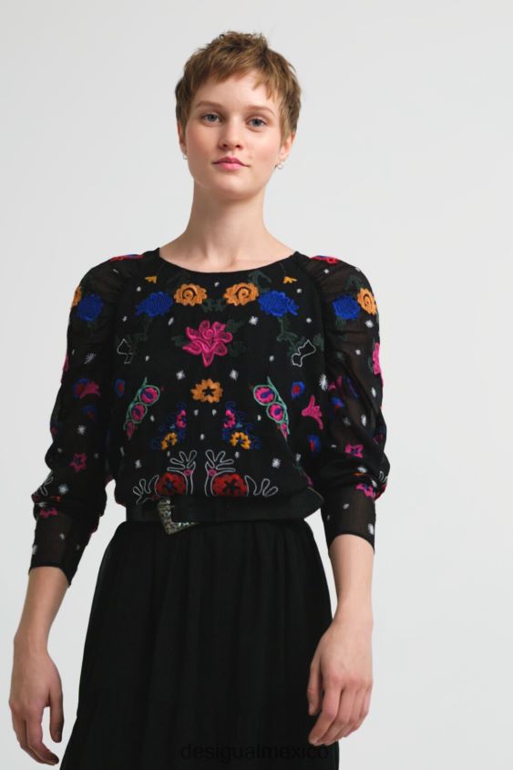 Desigual mujer vestido midi de tul VZ26R01094 ropa