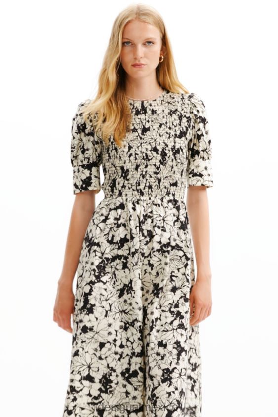Desigual mujer vestido midi floral VZ26R083 ropa