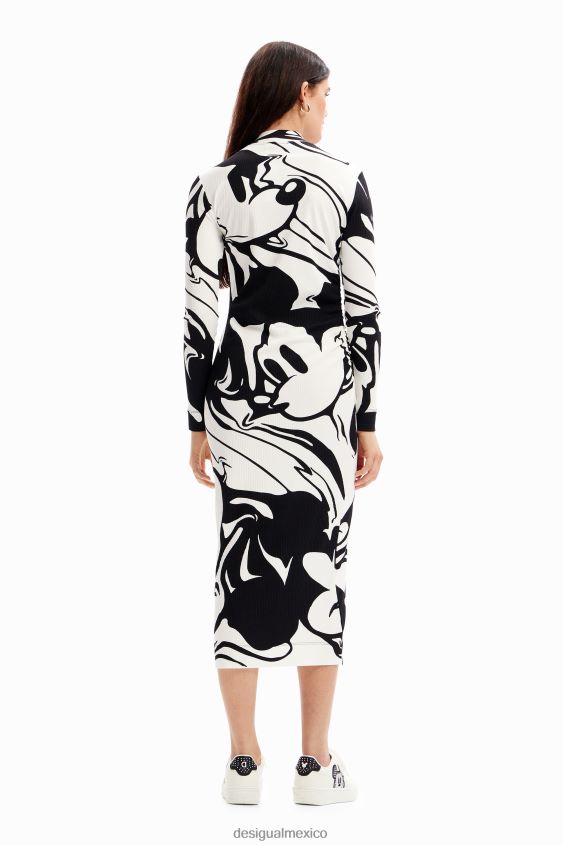 Desigual mujer vestido midi mickey VZ26R0984 ropa