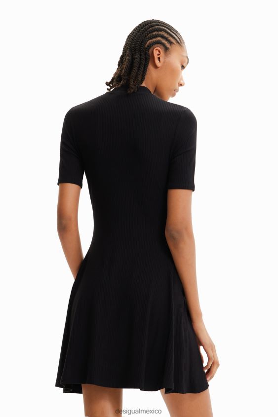 Desigual mujer vestido skater corto de mickey mouse de disney VZ26R0419 ropa