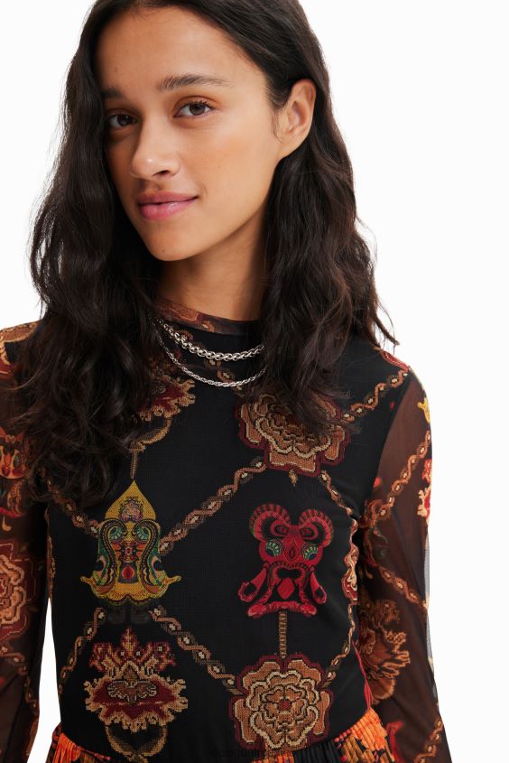 Desigual mujer vestido túnica corta VZ26R01006 ropa