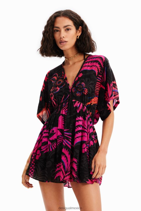 Desigual mujer vestido túnica tropical VZ26R0358 ropa