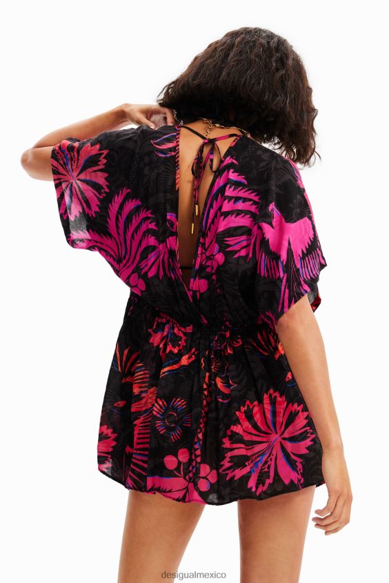Desigual mujer vestido túnica tropical VZ26R0358 ropa