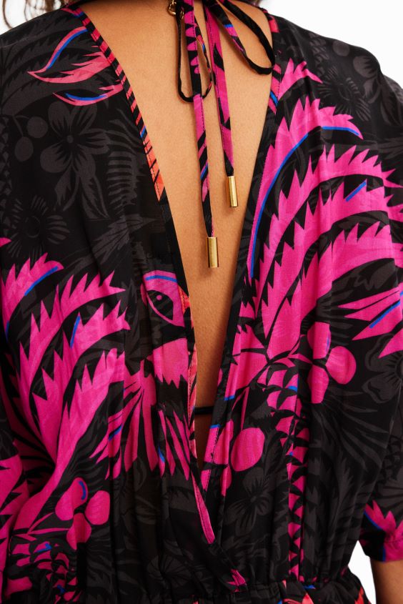 Desigual mujer vestido túnica tropical VZ26R0358 ropa