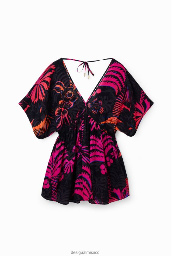 Desigual mujer vestido túnica tropical VZ26R0358 ropa