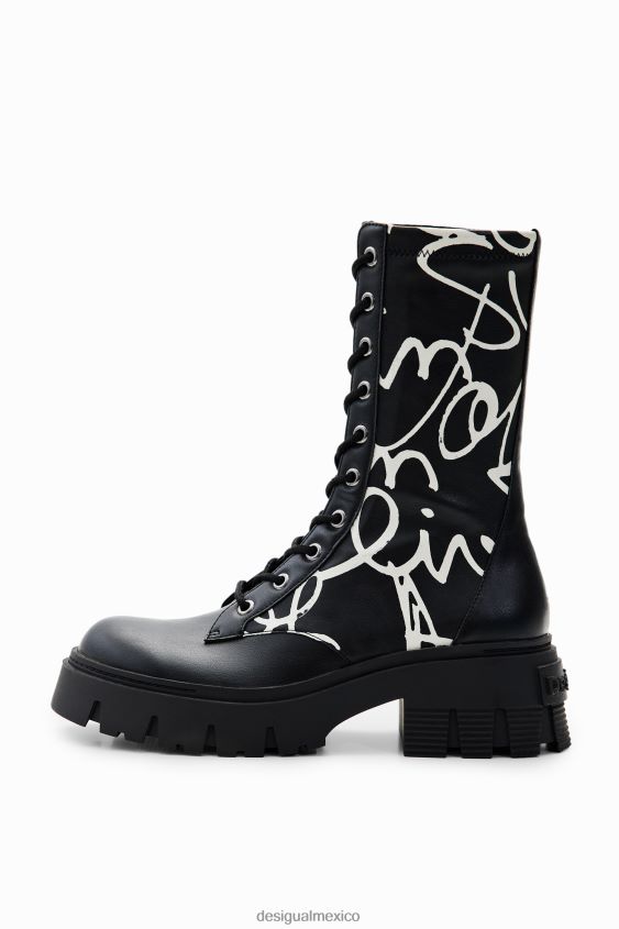 Desigual mujer botas altas con suela track VZ26R01484 calzado