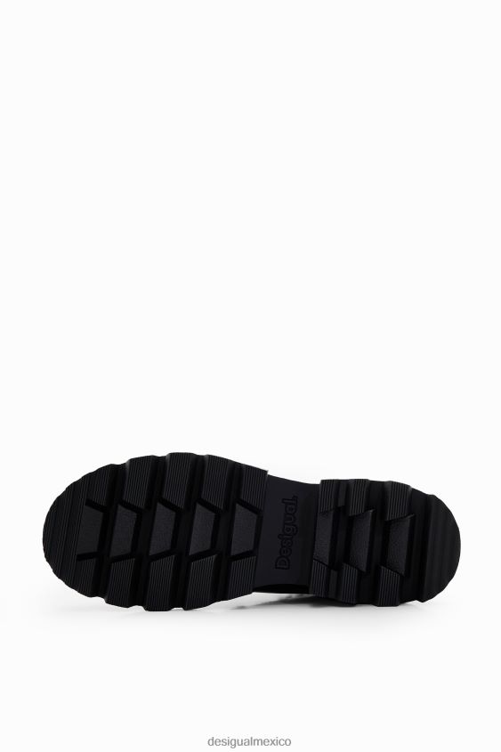 Desigual mujer botas con suela track bordada VZ26R01479 calzado