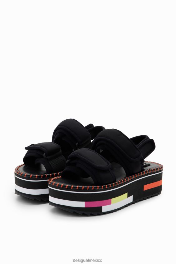 Desigual mujer sandalias plataforma xl VZ26R01011 calzado