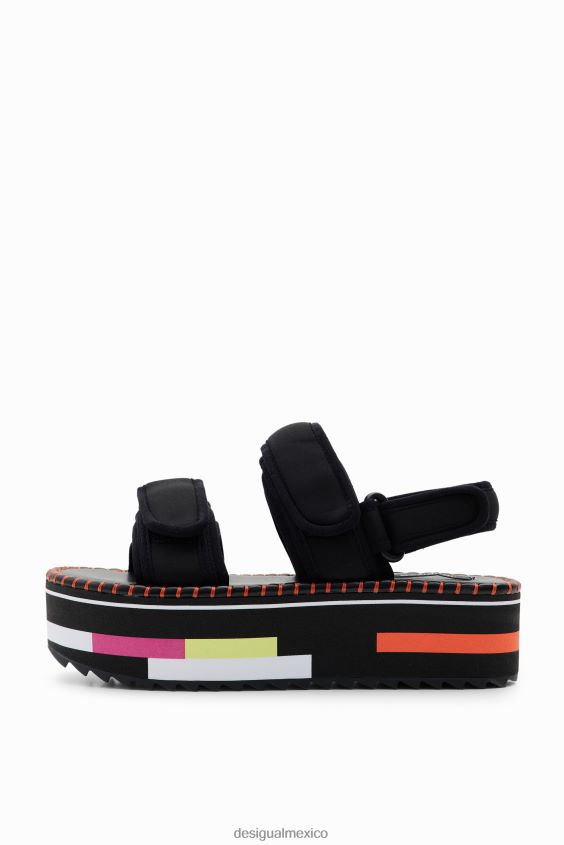 Desigual mujer sandalias plataforma xl VZ26R01011 calzado