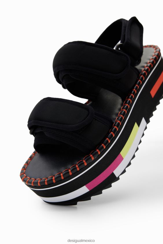 Desigual mujer sandalias plataforma xl VZ26R01011 calzado