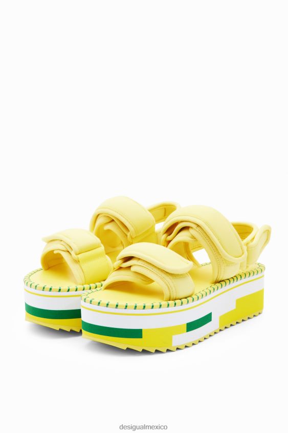 Desigual mujer sandalias plataforma xl VZ26R0905 calzado