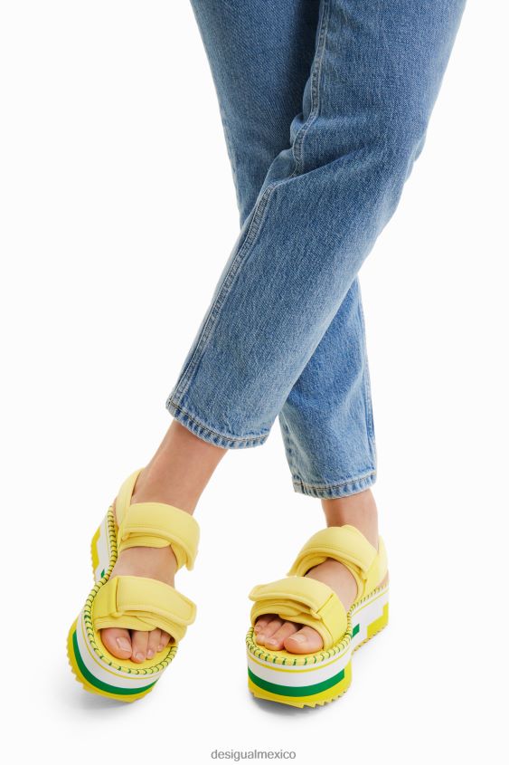 Desigual mujer sandalias plataforma xl VZ26R0905 calzado
