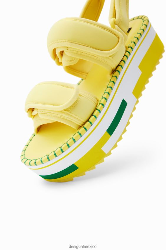 Desigual mujer sandalias plataforma xl VZ26R0905 calzado
