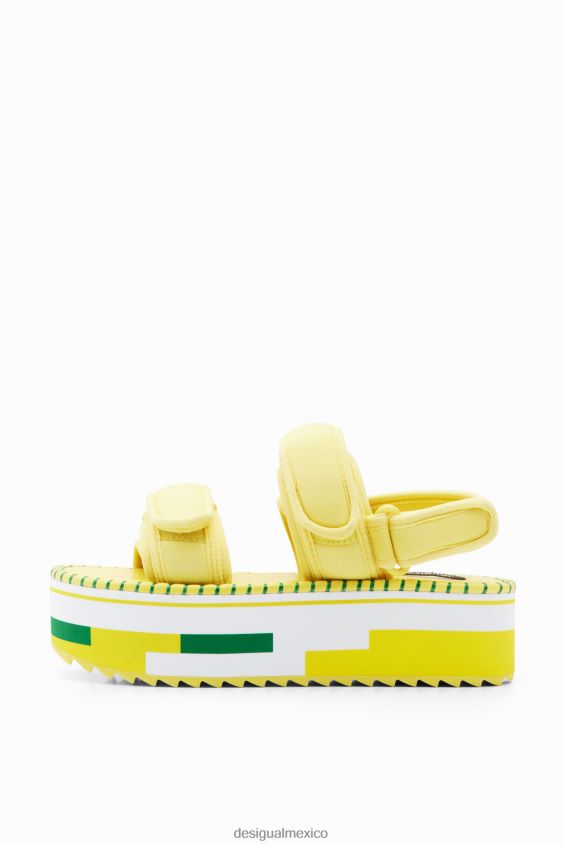 Desigual mujer sandalias plataforma xl VZ26R0905 calzado