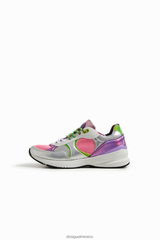 Desigual mujer metro. zapatillas christian lacroix neón VZ26R01515 calzado