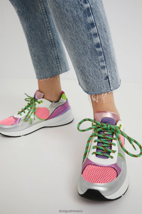 Desigual mujer metro. zapatillas christian lacroix neón VZ26R01515 calzado