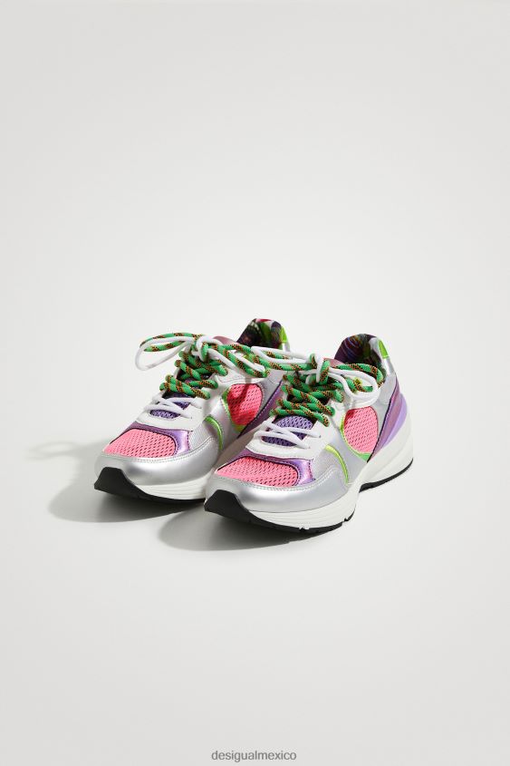Desigual mujer metro. zapatillas christian lacroix neón VZ26R01515 calzado